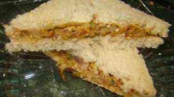 Stir Fried Veg Sandwich Recipe