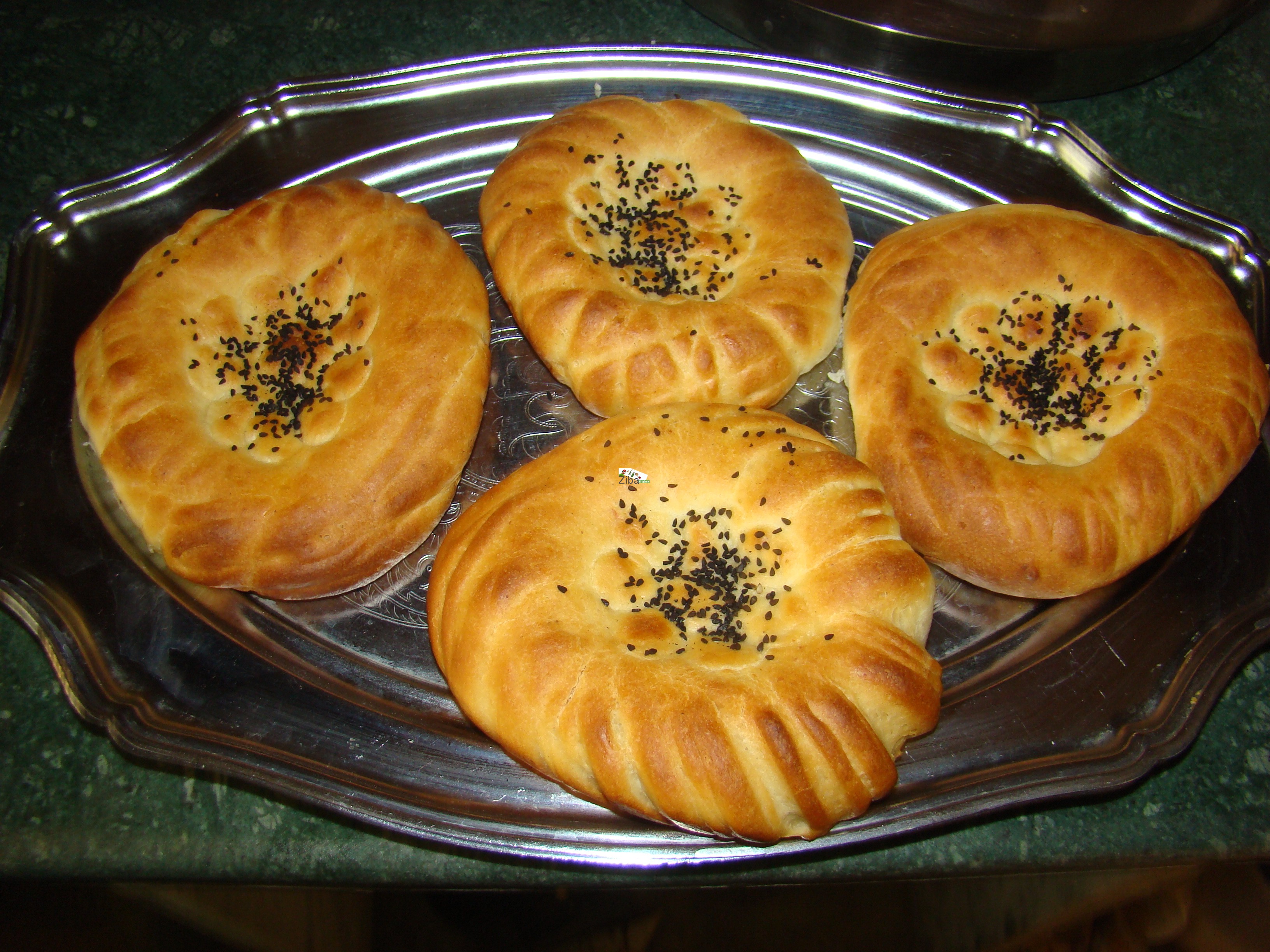 Kolcha Mazari (Sweet Flat Bread) Recipe