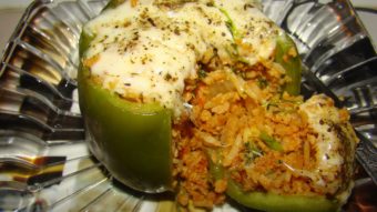 Dolma Murch (Veg Stuffed Bell Pepper) Recipe