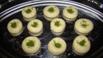 Naaf Pari (milk pistachio fudge) Recipe