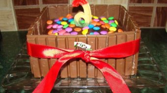 Kit Kat & Gems Chocolate Cake Recipe