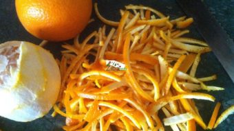 HomeMade Julienned Orange Peel Recipe